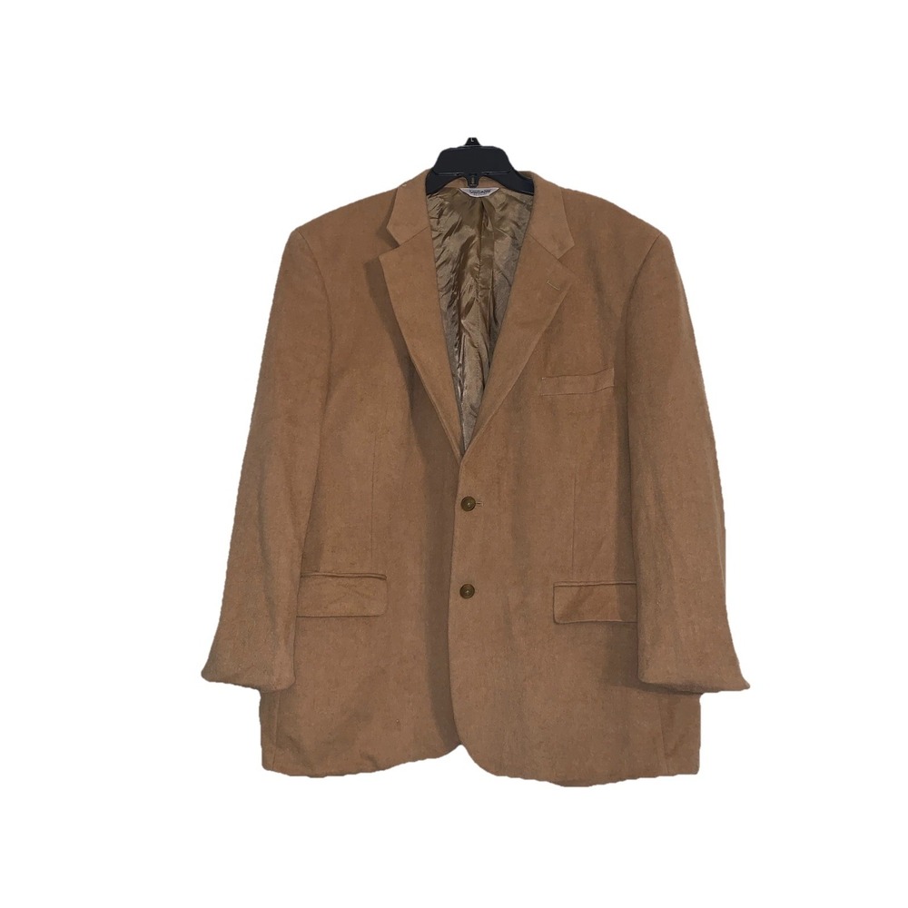 Joseph & Feiss Beige 100% Camel Hair Blazer Jacket Mens Size 50‎ Regular